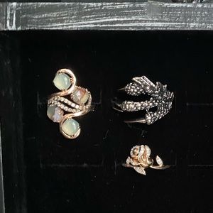 Le Vian 14K strawberry Gold Peacock Aquaprase & chocolate diamonds 2.50